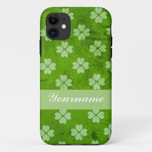 Grüne Clover hört Case-Mate iPhone Hülle (Rückseite)