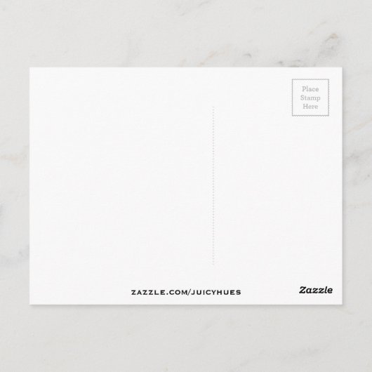 Grüne Cocktailabsinth Postkarte (Rückseite)