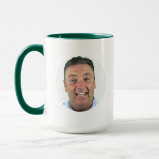 GRÜNE Combo-Foto-Tasse - Runde Rahmen benutzerdefi Tasse