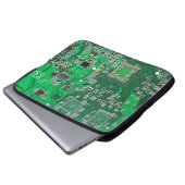 Grüne Computergehäuse Laptopschutzhülle (Vorne Knopf)