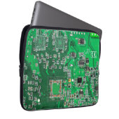 Grüne Computergehäuse Laptopschutzhülle (Vorne Rechts)