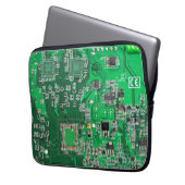 Grüne Computergehäuse Laptopschutzhülle (Vorderseite Links)