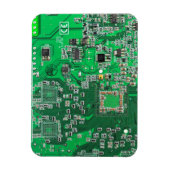 Grüne Computergehäuse Magnet (Vertikal)