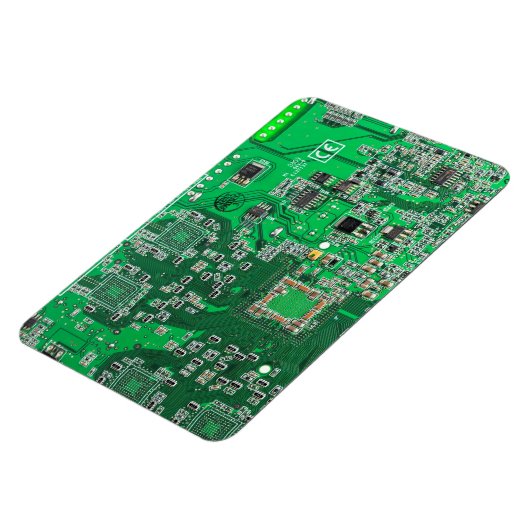 Grüne Computergehäuse Magnet (Linke Seite)