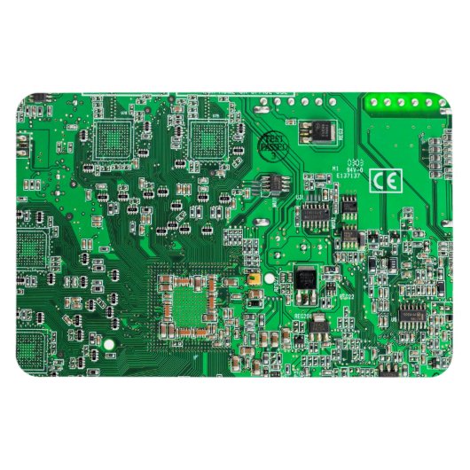 Grüne Computergehäuse Magnet (Horizontal)