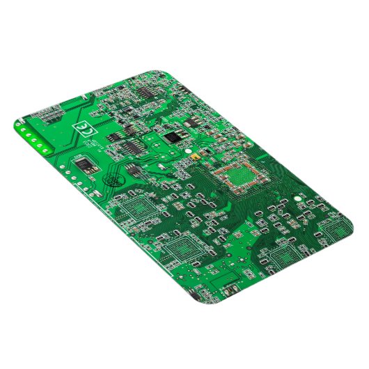 Grüne Computergehäuse Magnet (Rechte Seite)