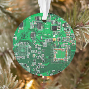 Grüne Computergehäuse Ornament