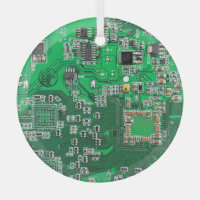 Grüne Computergehäuse