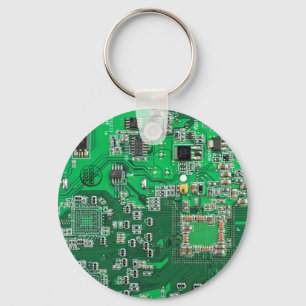 Grüne Computergehäuse Schlüsselanhänger