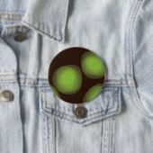 Grüne, coole, einzigartige, trendige, urbane Blume Button (Beispiel)