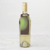 Grüne, coole, einzigartige, trendige, urbane Blume Flaschenanhänger (Auf Flasche)