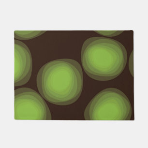 Grüne, coole, einzigartige, trendige, urbane Blume Fußmatte