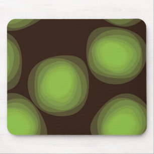 Grüne, coole, einzigartige, trendige, urbane Blume Mousepad