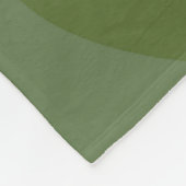 Grüne, coole, trendige, moderne und Bio Formen Fleecedecke (Ecke)