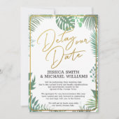 Grüne Coronavirus Verzögerung der Datumskarte Einladung (Vorderseite)