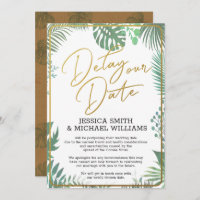 Grüne Coronavirus Verzögerung der Datumskarte