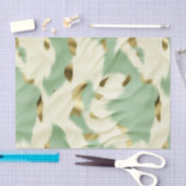 Grüne Creme Cowhide Seidenpapier (Handwerk)