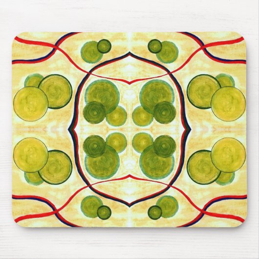 Grüne Creme Float-Mauspad Mousepad (Vorne)