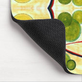 Grüne Creme Float Mousepad (Ecke)