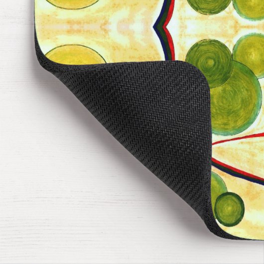 Grüne Creme Float Mousepad (Ecke)