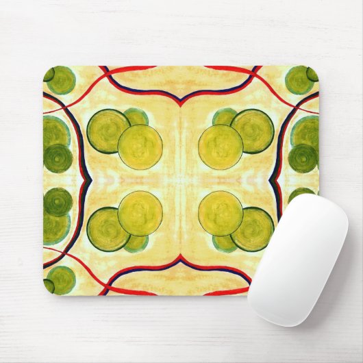 Grüne Creme Float Mousepad (Mit Mouse)