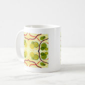 Grüne Creme Float Tasse (Vorderseite Links)