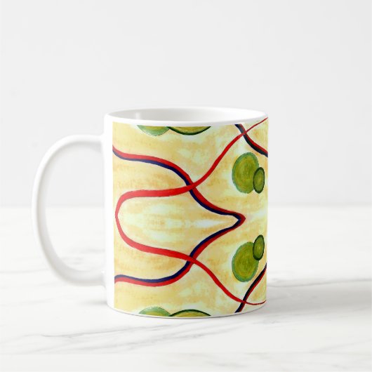 Grüne Creme Float Tasse (Links)
