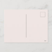 Grüne Creme Karierter Weihnachtsbaum Feiertagspostkarte (Rückseite)