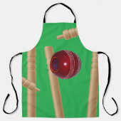 Grüne Cricket-Design, Volldruck-Schürze Schürze (Vorderseite)