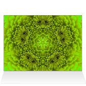 GRÜNE DAHLIENBLÜTENBLÄTTER (Innenansicht Horizontal (Oben))