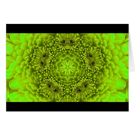 GRÜNE DAHLIENBLÜTENBLÄTTER (Vorderseite (Horizontal))