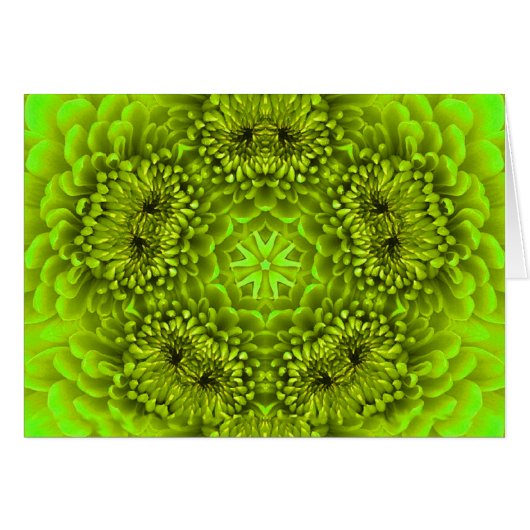 GRÜNE DAHLIENBLÜTENBLÄTTER (Vorderseite (Horizontal))