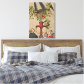 Grüne Dämonen, die die Abdeckung von Bouquet von R Leinwanddruck (Insitu (Schlafzimmer))