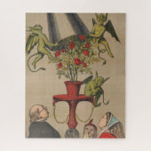 Grüne Dämonen, die die Abdeckung von Bouquet von R Puzzle (Vertikal)