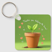 Grüne dank Strahlung Schlüsselanhänger (Vorderseite)