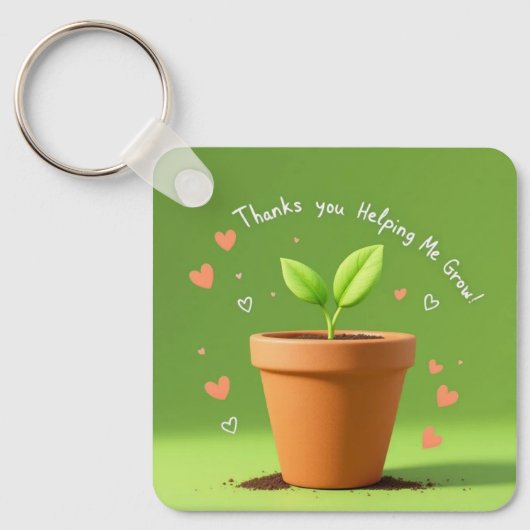 Grüne dank Strahlung Schlüsselanhänger (Vorderseite)