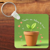 Grüne dank Strahlung Schlüsselanhänger (Vorderseite)