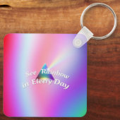 Grüne dank Strahlung Schlüsselanhänger (Rückseite)