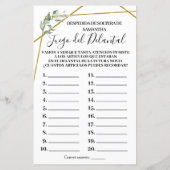 Grüne Das zweisprachige Schürze-Brautparty (Rückseite)