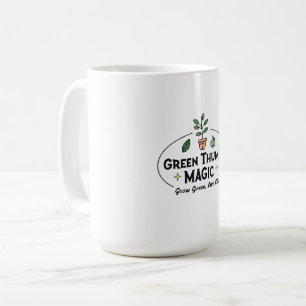 Grüne Daumen Magie   Urban Gardening Kaffeetasse