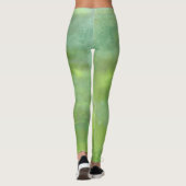 Grüne Decken Leggings (Rückseite)