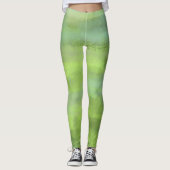 Grüne Decken Leggings (Vorderseite)