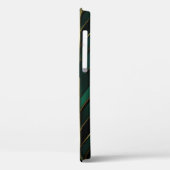 Grüne Dekoration Case-Mate iPhone Hülle (Rückseite / Links)