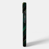 Grüne Dekoration Case-Mate iPhone Hülle (Rückseite / Links)