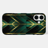 Grüne Dekoration Case-Mate iPhone Hülle (Rückseite (Horizontal))