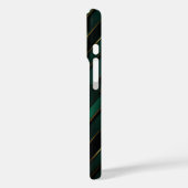 Grüne Dekoration Case-Mate iPhone Hülle (Rückseite / Links)