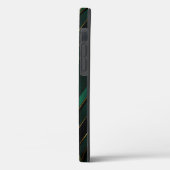 Grüne Dekoration Case-Mate iPhone Hülle (Rückseite / Links)