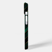 Grüne Dekoration Case-Mate iPhone Hülle (Rückseite / Links)