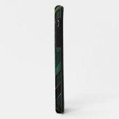 Grüne Dekoration Case-Mate iPhone Hülle (Hinten/Links)