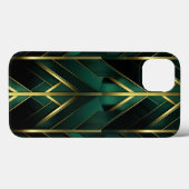 Grüne Dekoration Case-Mate iPhone Hülle (Rückseite (Horizontal))